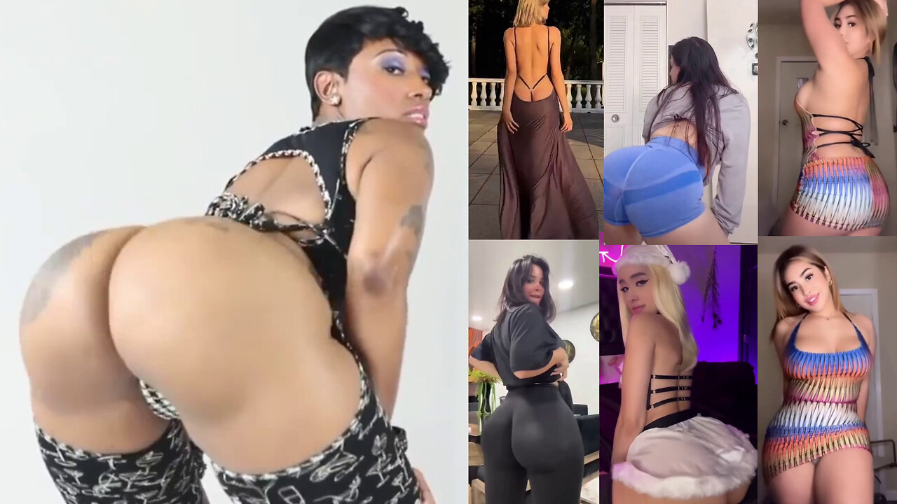Ass compilation - Big bank tiktok challenge ❤️‍ClipchampGirls 2025