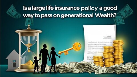 Is a large life insurance policy a good way to pass on generational wealth?