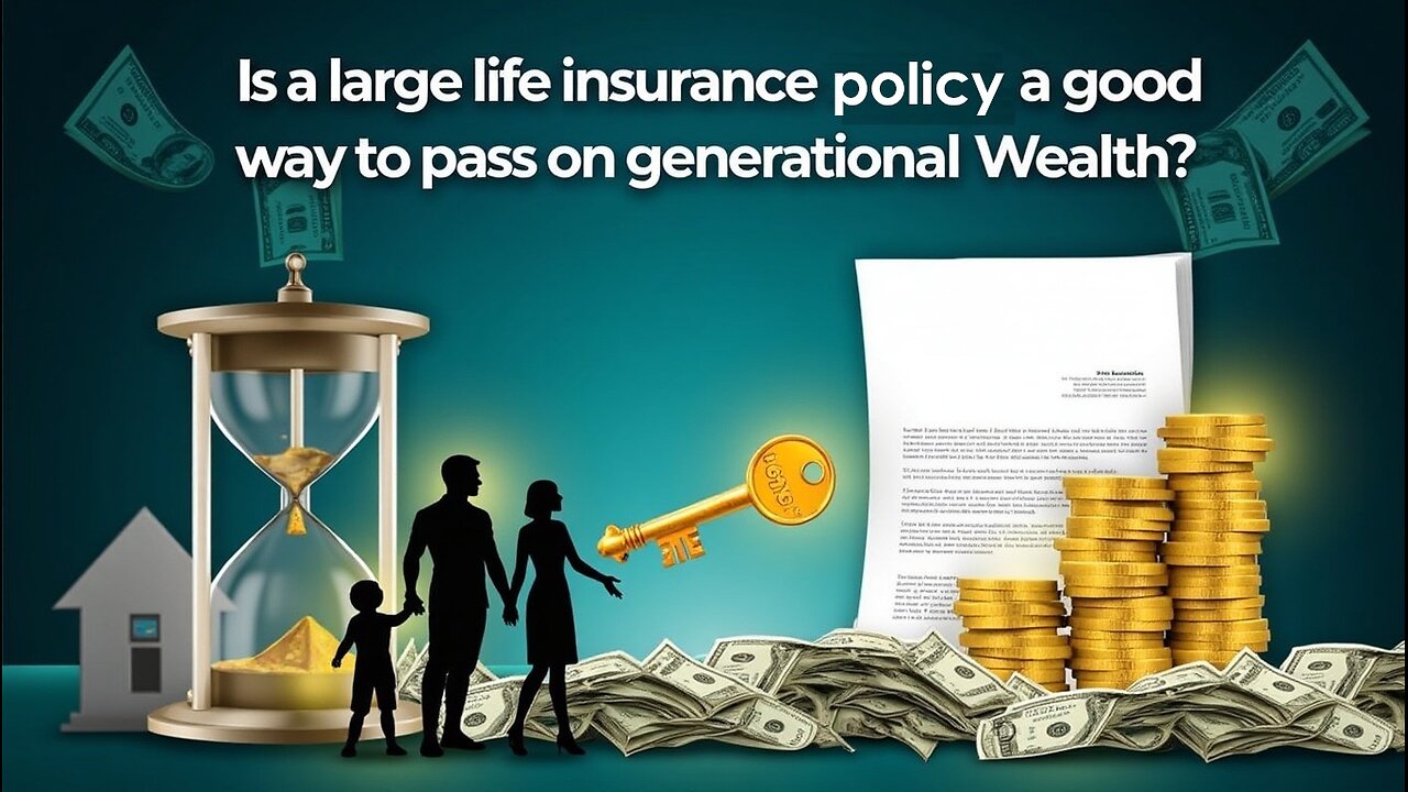 Is a large life insurance policy a good way to pass on generational wealth?