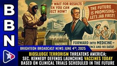 BBN, June 4, 2025 – Biosludge terrorism threatens America; Sec. Kennedy defends launching vaccines..