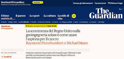 Geoingegneria Regno Unito