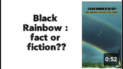 "Exploring the Reality of Black Rainbows: Fact or Fiction?"