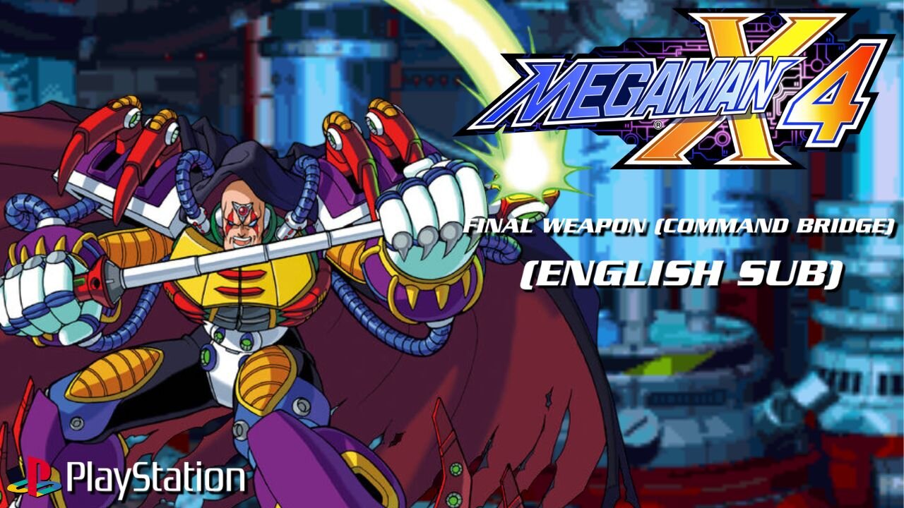 Mega Man X4 - Final Weapon (Command Bridge) (English Sub) ~ PlayStation