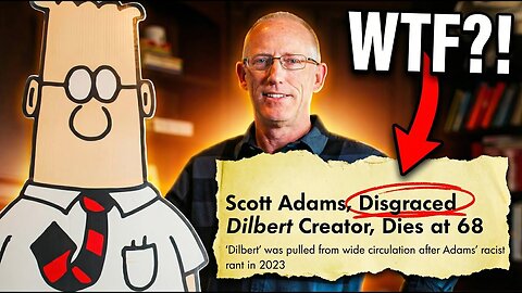 Scott Adams SMEARED by People Magazine Immediately After His Death. | Clownfish TV
