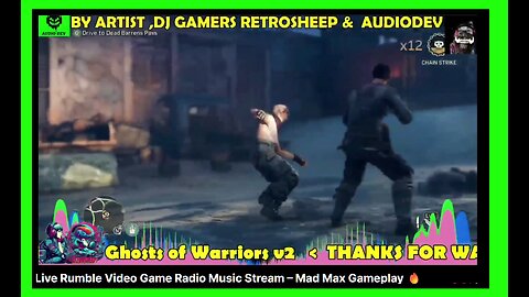 🔥 Live Rumble Video Game Radio Music Stream – Mad Max Gameplay 🔥