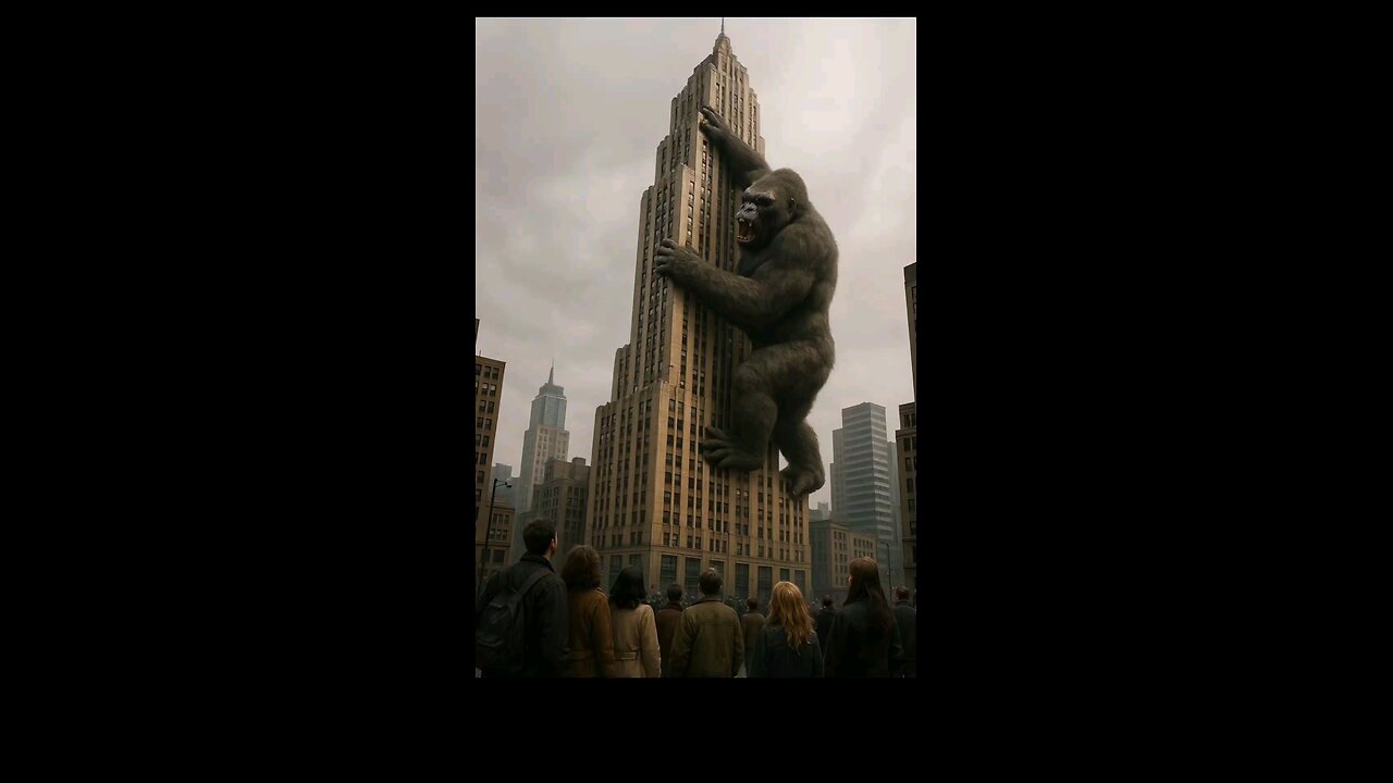 King Kong Climbs Building