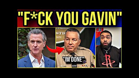 🚨MUST SEE! Gavin Newsom PANICS After LA County Sherrif LEAVES The DEMOCRAT PARTY LIVE ON AIR