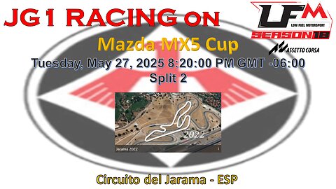 JG1 RACING on LFM - Mazda MX5 - Circuito del Jarama - ESP - Split 2