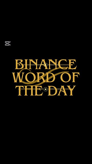 Binance Word Of The Day. Theme: Market Trends. 09/22/2025