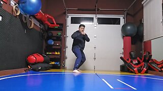 WTD Sliding Wheelkick to Front Heel Kick sequential