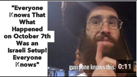 "October 7th Incident: Widely Recognized as an Israeli Setup"