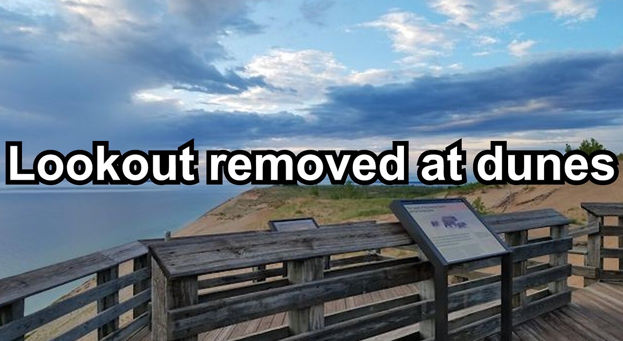Lookout removed at dunes