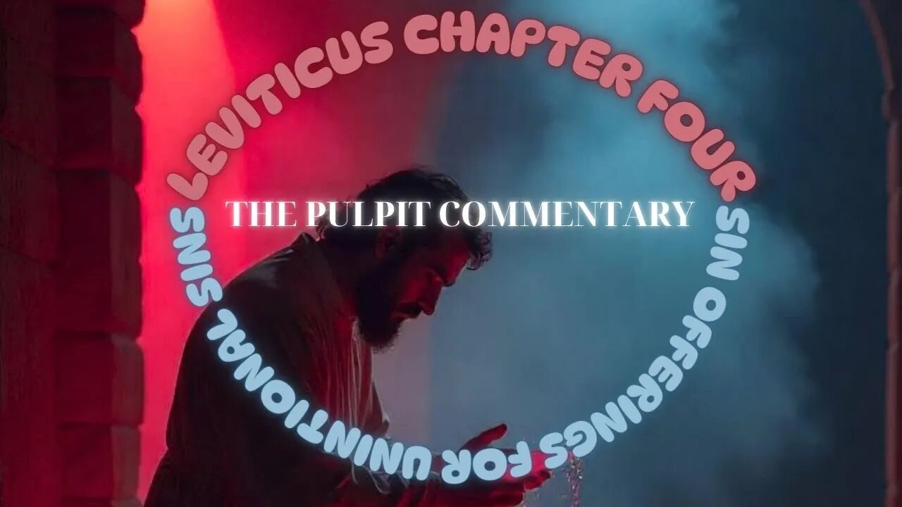 Leviticus Chapter 4 The Pulpit Commentary
