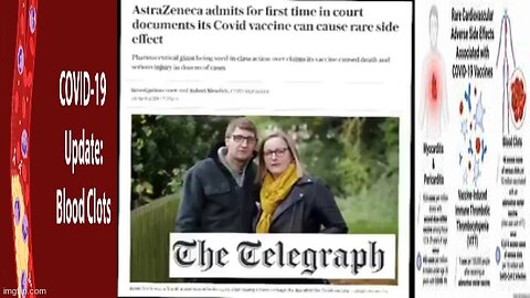 ASTRAZENECA ADMITTED IN COURT THAT ITS COVID VACCINE CAN CAUSE BLOOD CLOTS ⚕ NOT SAFE NOR EFFECTIVE❗