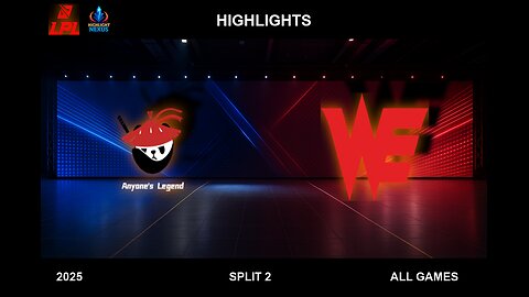 AL vs WE ALL GAMES Highlights - LPL 2025 Split 2 - Anyone's Legend vs Team WE