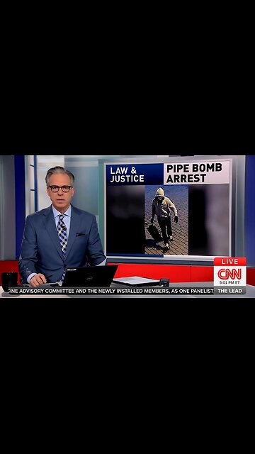 Jake Tapper Claims Pipe Bomb Suspect Is A "White" Male...