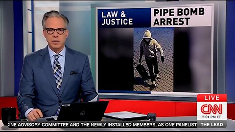 Jake Tapper Claims Pipe Bomb Suspect Is A "White" Male...
