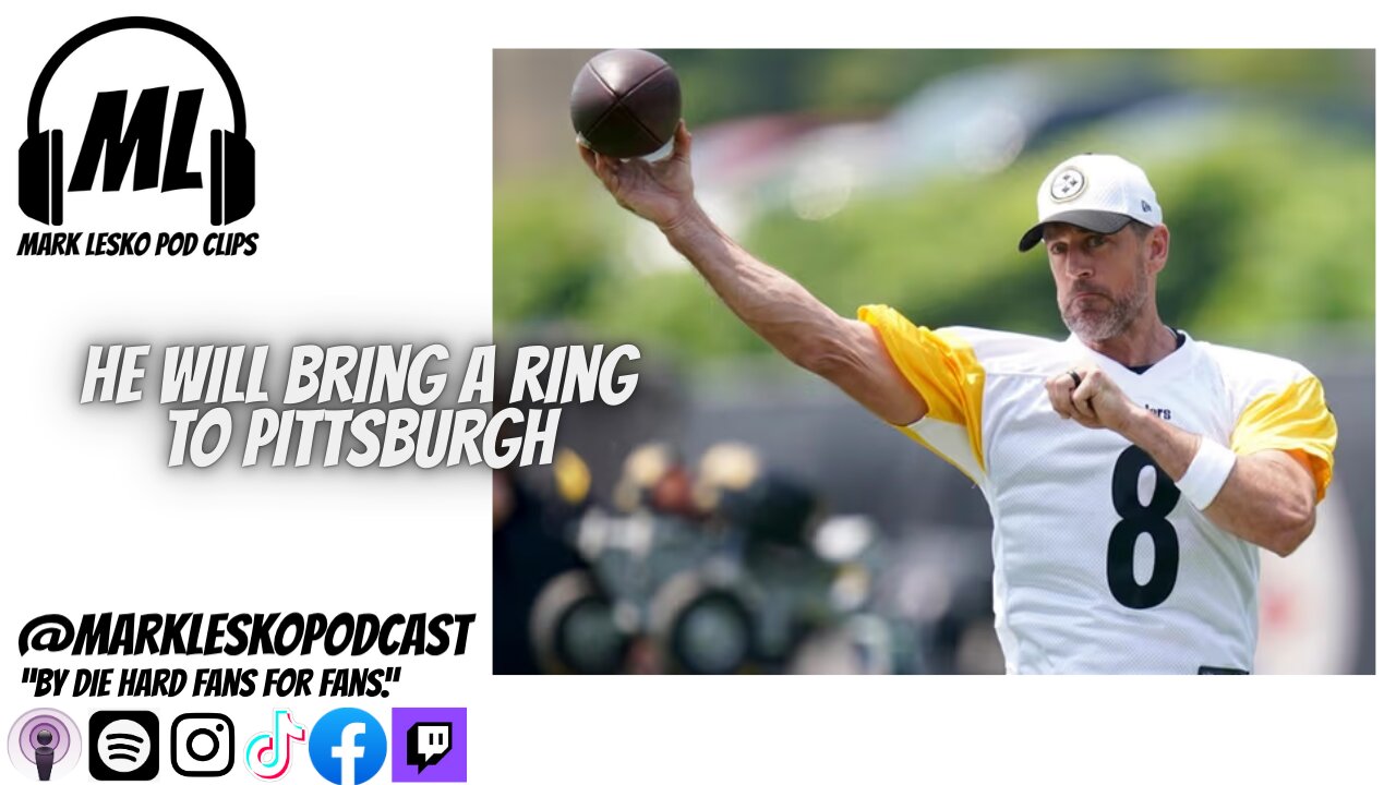 Mark talks Aaron Rodgers signing with Steelers #nfl #steelers