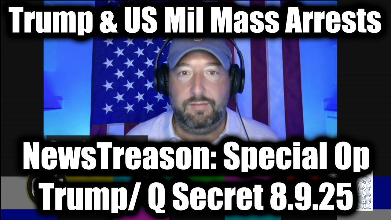 Big Q/ Trump 8.9.25 > Mass Arrests, EBS And The Countdown To Chaos