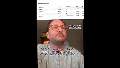 American tested the popular brand Tom's Toothpaste