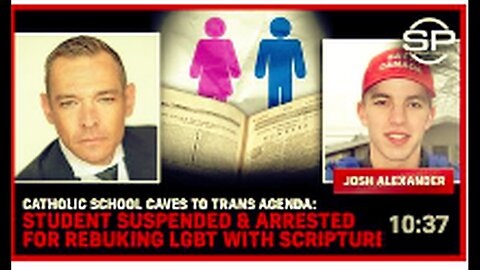 "Catholic School Succumbs to LGBTQ+ Policies: Student Carrying Scripture Suspended and Arrested"