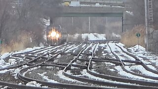 Chasing Amtrak On The CSX Main Between CP286 & MP280 1-21-2026