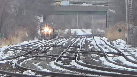 Chasing Amtrak On The CSX Main Between CP286 & MP280 1-21-2026