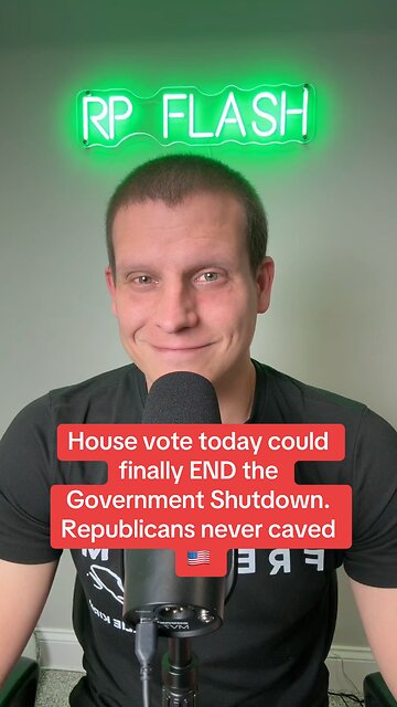 House vote today could finally END the Government Shutdown.