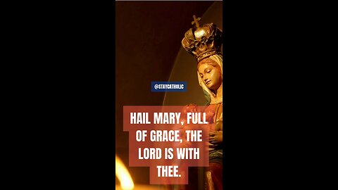 HAIL MARY MOTHER OF GOD PRAY FOR US SINNERS NOW & AT THE ARE OF OUR DEATH AMĔN 🙏 #truth #jesus #mar