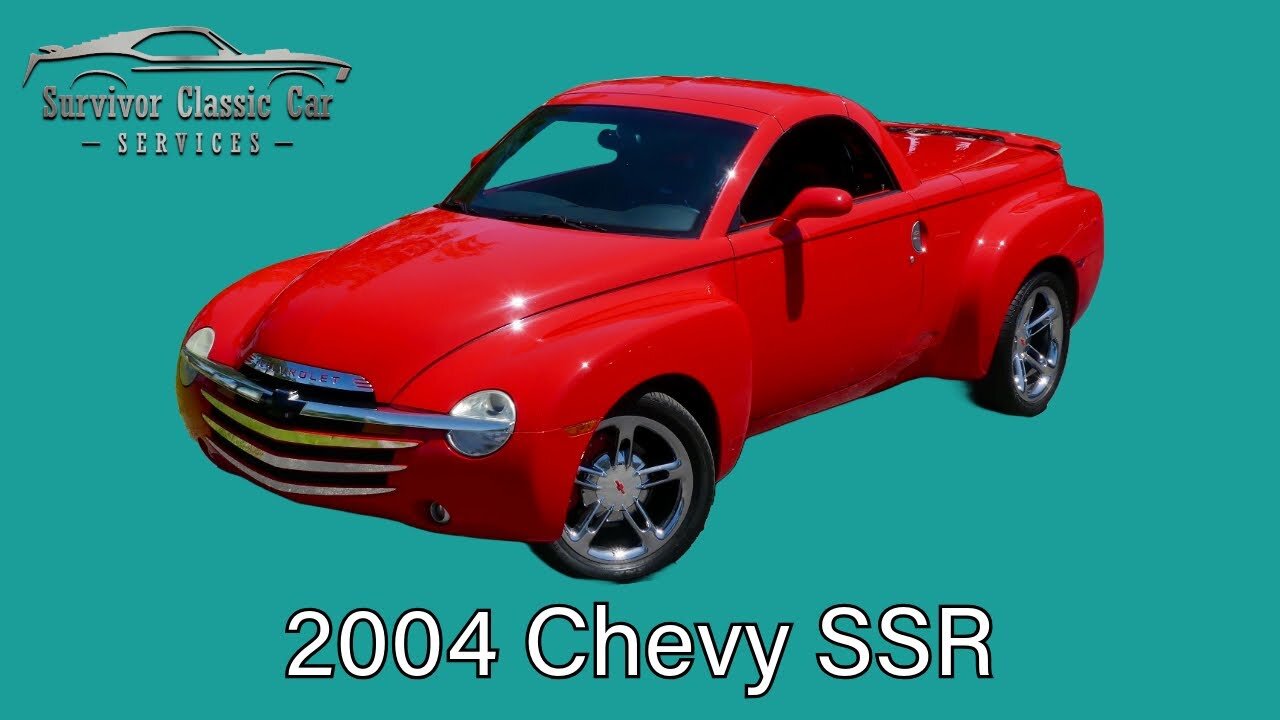2004 Chevy SSR. Truly unique modern streetrod w/ only 57k miles! 5.3L V8, Auto Trans, A/C! For Sale.