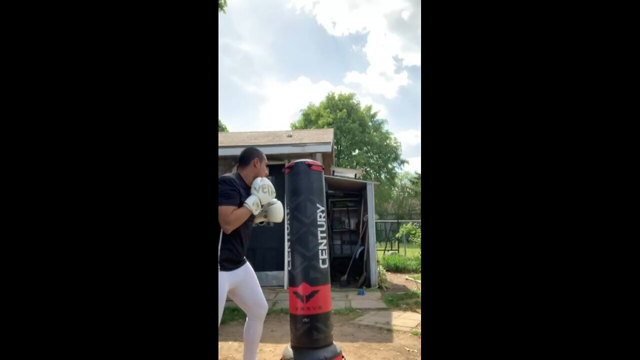 Freestanding Heavy Bag Work