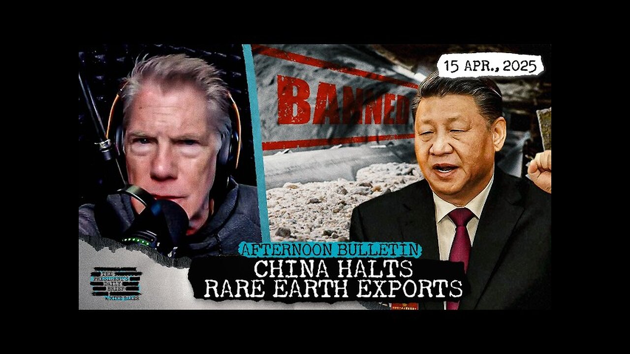 China Halts Rare Earth Exports In Latest Retaliation & Illegal Border Crossings Hit Record Lows