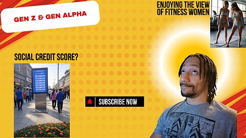Gen Z & Gen Alpha, Social Credit Score, Enjoying fitness women