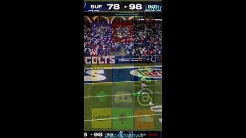 Last Score 106 IND vs 78 BUF #AllMadden #Madden25 #NFLmadden #madden