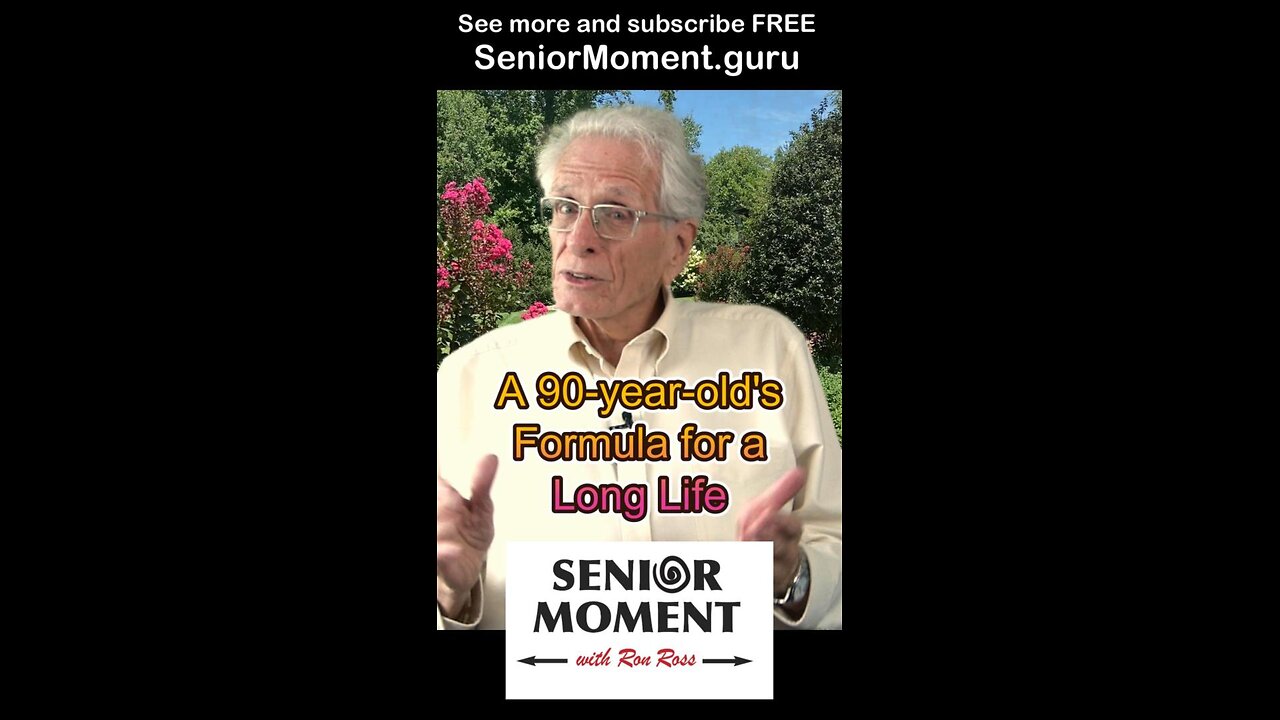 A 90-Year-Old's Formula for a Long Life,