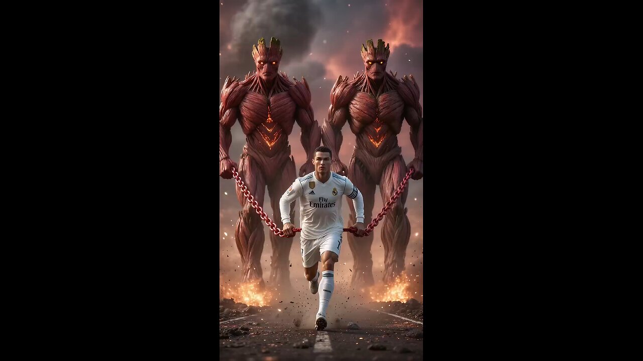 Messi, Neymar & Mbappe Groot vs Ronaldo Groot