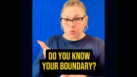 Do You Know Your Boundary? 😱 #ASL #deaf #signlanguage