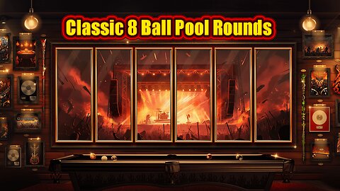 🎱 Classic 8 Ball Pool Rounds