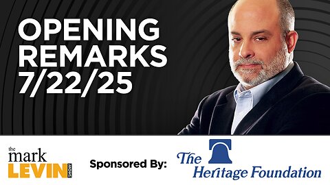 Mark's Opening Remarks - 7/22/25
