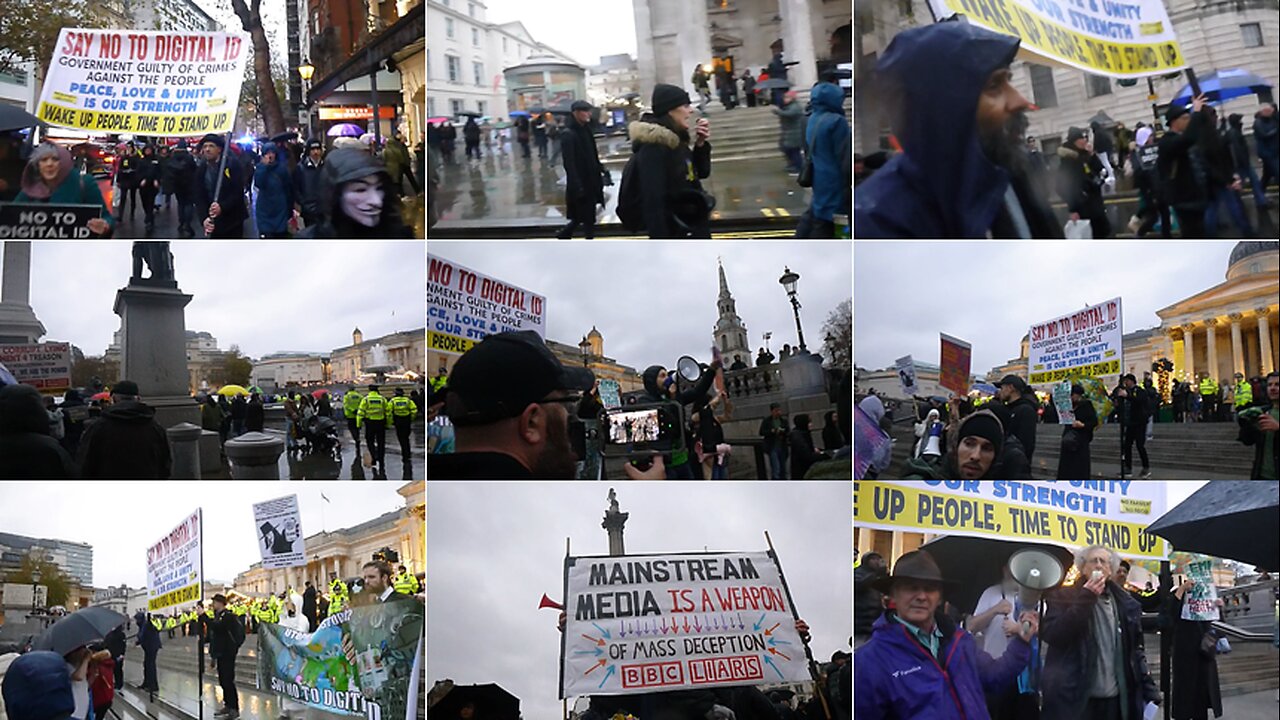 LONDON 18: NO to DIGITAL ID – MAINSTREAM MEDIA is a WEAPON of MASS DECEPTION [B.B.C. LIARS] Wake Up