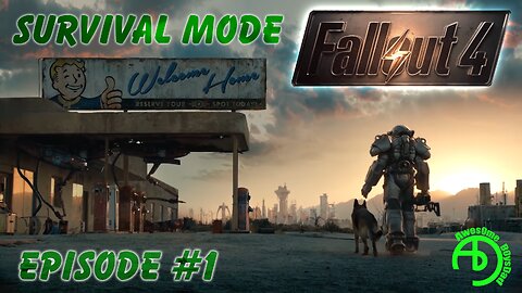FALLOUT 4 EP#1 | Survival Mode | 2k | All DLCs + Hi Res Image Pack