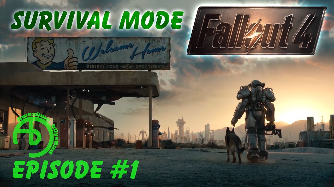 FALLOUT 4 | EP 1 | Survival Mode | 2k | All DLCs + Hi Res Image Pack