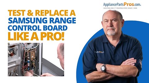DIY Samsung Range Control Board Replacement Made EASY