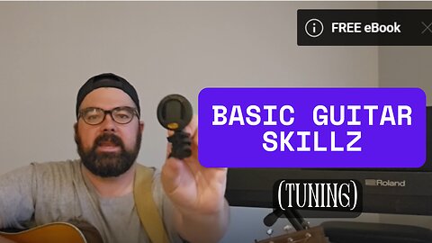 BASIC GUITAR SKILLZ (Tutorial 3: Tuning) #15minuteguitar