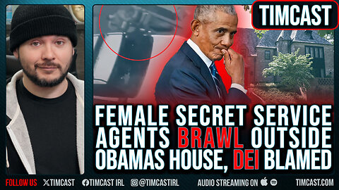 DEI Female Secret Service Agents BRAWL In Front Of Obama's House, GET SUSPENDED