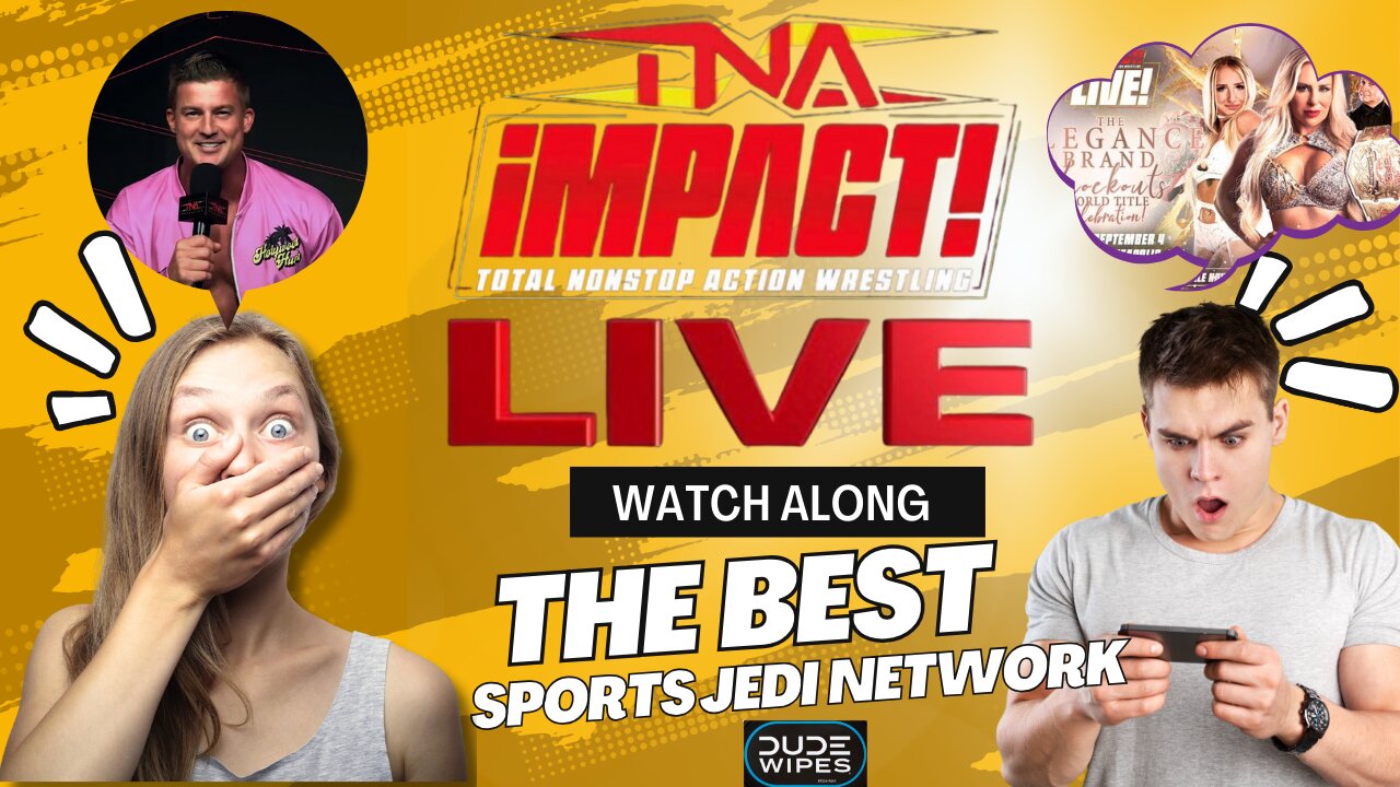TNA IMPACT ZONE Wrestling LIVE from Minneapolis Armory Sports Jedi Network x Dude Wipes