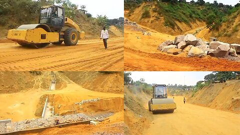 KINSHASA : COMPACTAGE EN COURS SUR L'AVENUE MULELE - KINSESO