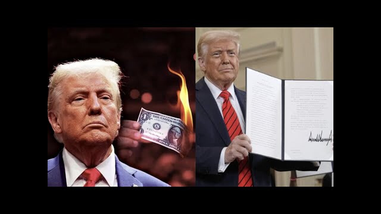 CASH IS DEAD! TRUMP SIGNS EXECUTIVE ORDER FORCING AMERICA INTO DIGITAL PAYMENTS ONLY CONTROL SYSTEM!