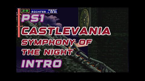 PS1 Intro - Castlevania: Symphony of the Night Dark Elegy Cinematic