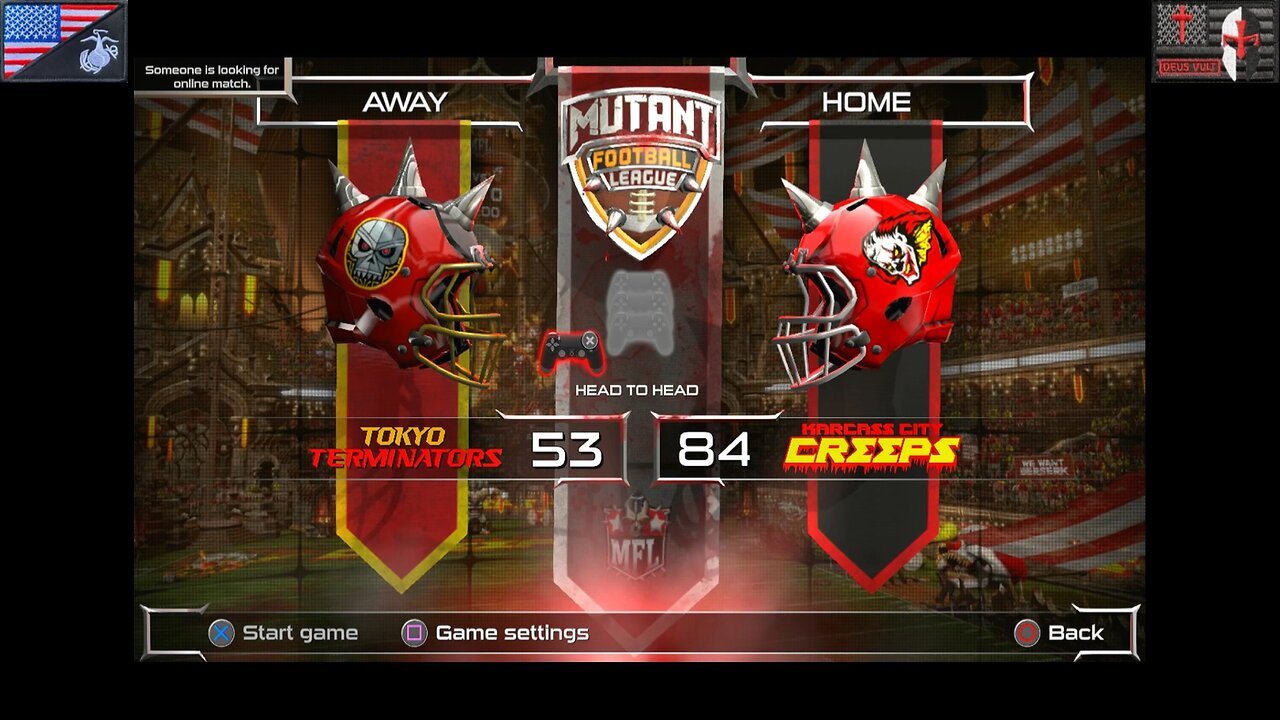 MFL Game Day 2025-2026: [Week #8] (Tokyo Terminators at Karcass City Creeps)